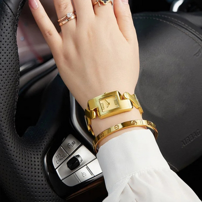 Montre Carrée Quartz Suisse – Collection 2024